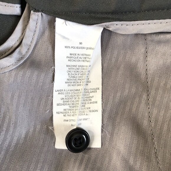 PGA Tour Golf Shorts Mens Size 50 Gray Stretch Flat Front Summer - Picture 9 of 12